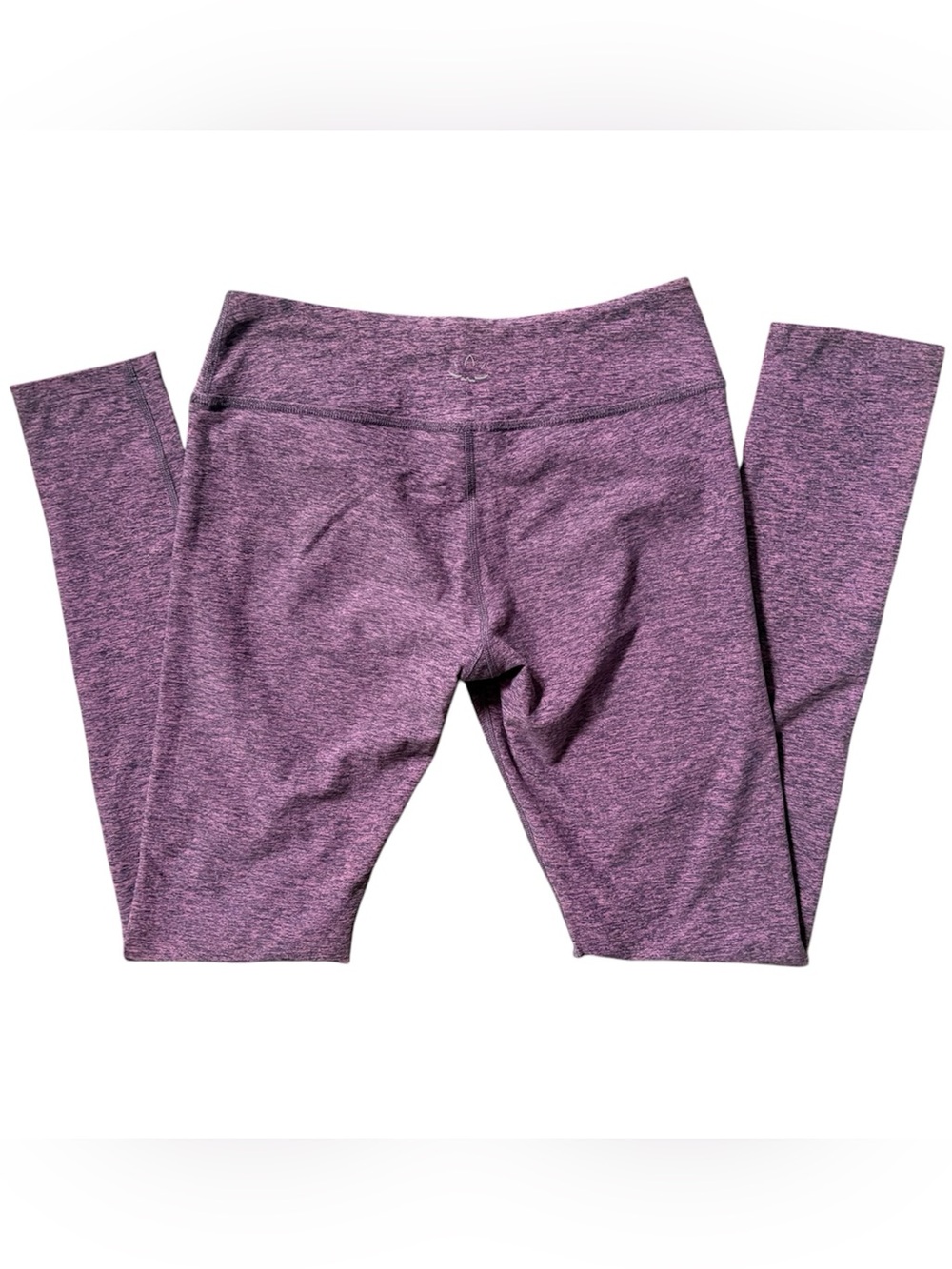 Beyond Yoga Mauve Heather Spacedye Mid-Rise Leggings | Medium
